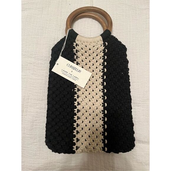 Rachel Zoe X LAUDE THE LABLE Gabby Mini Macrame Bag NEW NWT - Picture 3 of 10